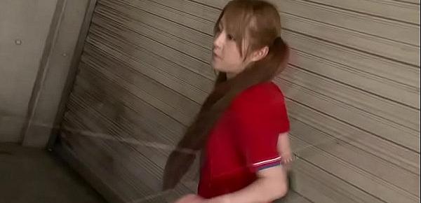  Babe in pigtails sucks guys dick after a game of ping pong